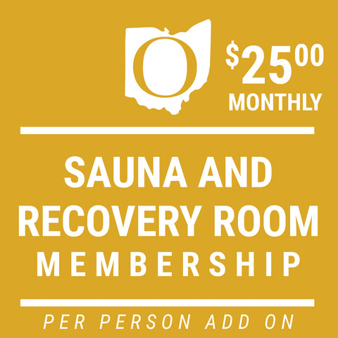 Sauna & Recovery Room Add On - Monthly